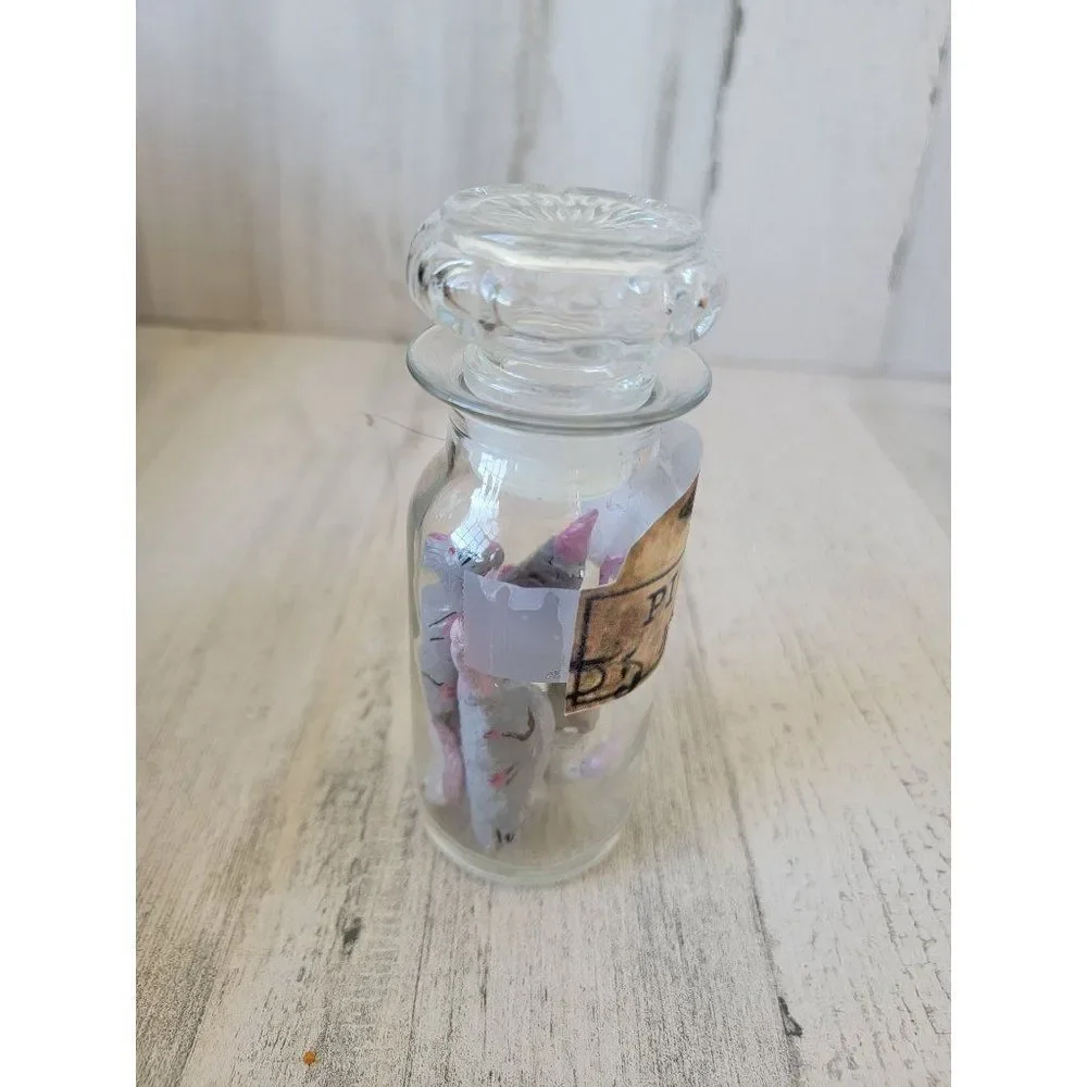 Witch potion ingredients pickled mice scary Halloween bottle prop‎ decor